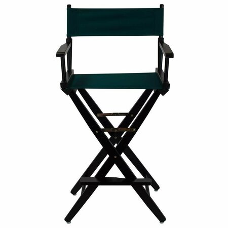 DOBA-BNT 206-32-032-32 30 in. Extra-Wide Premium Directors Chair, Black Frame with Hunter Green Color Cover SA3286688